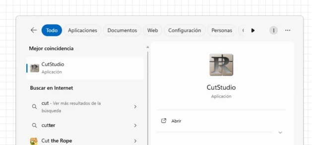 Cut Studio interface